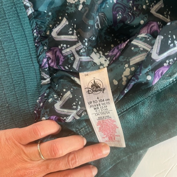 Disney Descendants Mal Faux Leather Jacket – Size 4 (Kids) - Picture 6 of 10